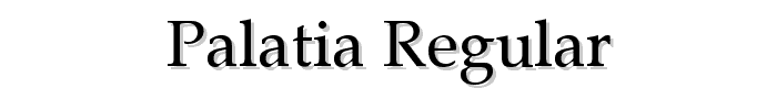 Palatia Regular font